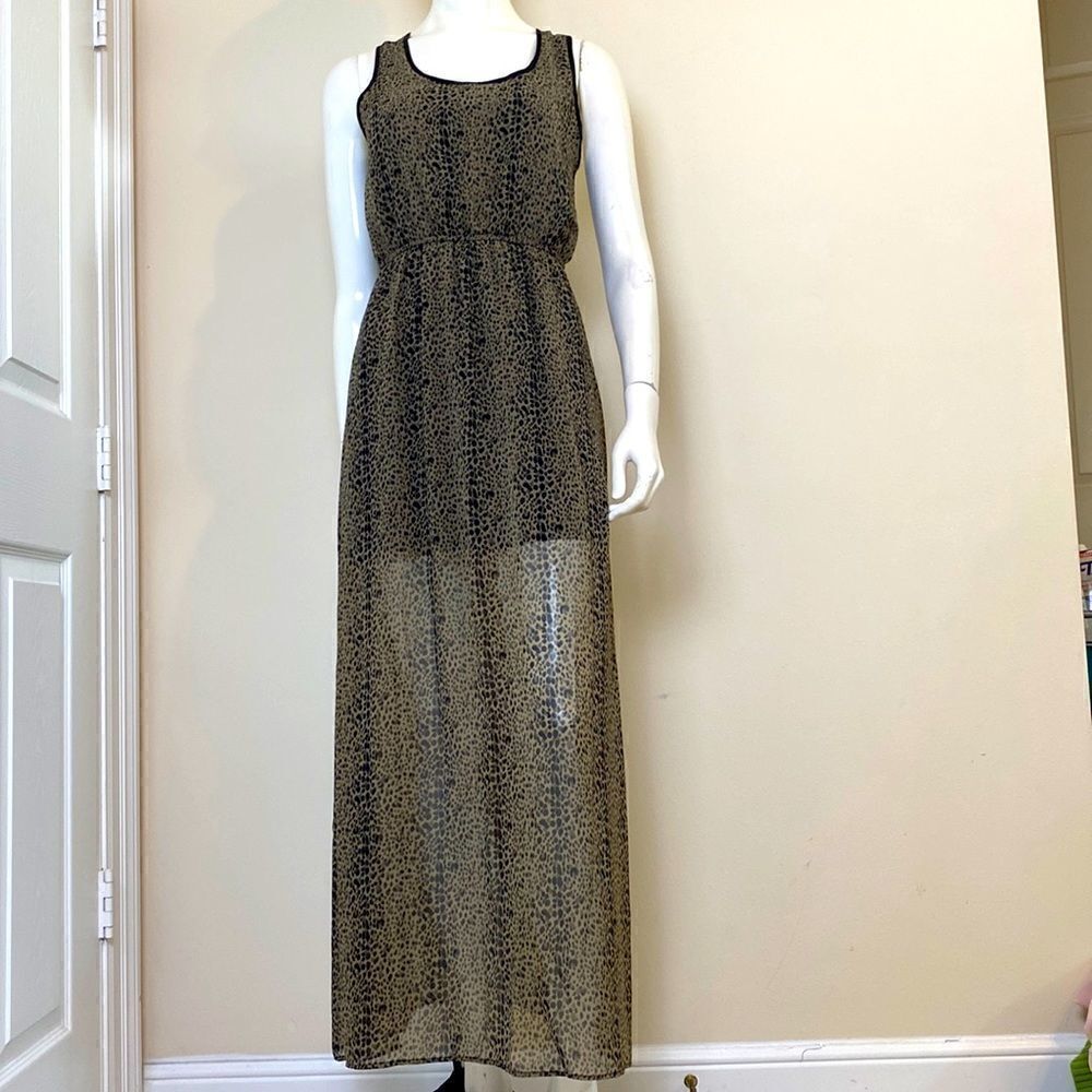 Animal Print Midi Junior Dress M (5-7)